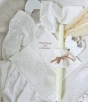 Koronkowa szatka do chrztu "Holly"