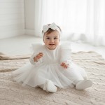 Koronkowa sukienka na chrzest święty "Lidia"