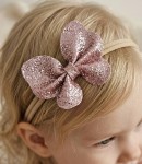 Opaska motylek róż