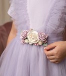 Liliowy pasek do sukienki WhiteLilac