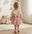 Sukieneczka dla dziewczynki z tiulem w perełki na wyjątkowe okazje.
